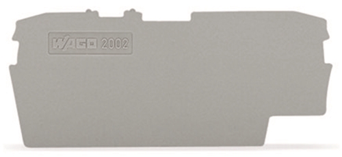 WAGO END AND INTERMEDIATE PLATE 1MM/0.03