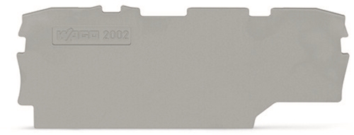 WAGO 2CD END PLATE TOP JOB S