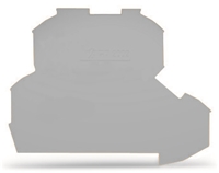 WAGO TOPJOB S DOUBLE DECK END PLATE (GREY)