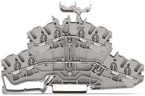 WAGO 4-CONDUCTOR DOUBLE DECK TERMINAL
