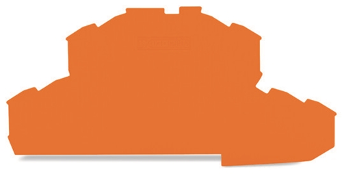 WAGO END PLATE ORANGE (PK OF 25)