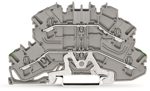 WAGO DOUBLE-DECK TERMINAL BLOCK GROUND CONDUCTOR/T