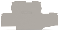 WAGO END PLATE 0.8MM THICK GREY
