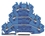 WAGO TOPJOB S TRIPLE DECK BLUE TERMINAL