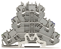 WAGO TRIPLE DECK DECK GROUND CONDUCTOR TERMINAL