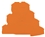 WAGO TOP JOB S QUADRUPLE-DECK ORANGE END PLATE