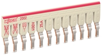 WAGO 12 WAY INSULATED STAGGERED JUMPER LIGHT GREY