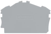WAGO END PLATE GREY (25-PKT)
