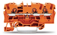 WAGO TOPJOB S 3C THROUGH TERMINAL BLOCK 4MM ORANGE