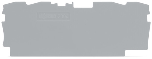 WAGO TOPJOB S END PLATE GREY FOR
