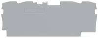 WAGO TOPJOB S END PLATE GREY FOR