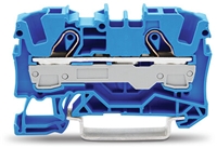 WAGO TOP JOB S 6MM BLUE NEUTRAL TERMINAL