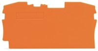 WAGO SINGLE TERMINAL 10MM  END PLATE ORANGE