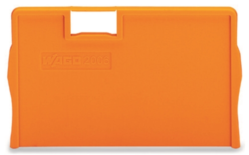 WAGO 6MM DIVIDER PLATE ORANGE