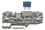 WAGO GREY 2 CONDUCTOR FUSE TERMINAL FOR