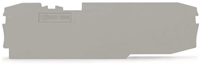 WAGO 2006 SERIES GREY FUSE END PLATE