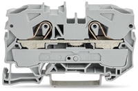 WAGO TOP JOB S 10MM GREY TERMINAL (BOX QTY = 25)