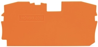 WAGO ORANGE END AND INTERMEDIATE PLATE (PACK 25)