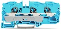 WAGO 10MM TERMINAL 3 WAY. BLUE