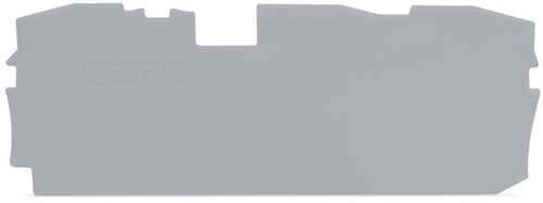 WAGO 10.0MM END PLATE GREY (PK100)
