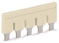 WAGO PUSH-IN TYPE JUMPER BAR, 5 WAY,