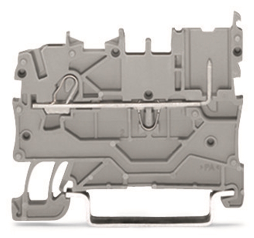 WAGO 1 CONDUCTOR CARRIER TERMINAL GREY