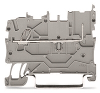 WAGO 1 CONDUCTOR CARRIER TERMINAL GREY