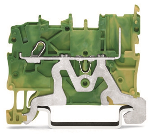 WAGO 1-CONDUCTOR/1-PIN GROUND TERMINAL (PACK 50)