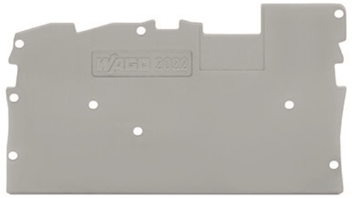 WAGO END/INTERMEDIATE PLATE