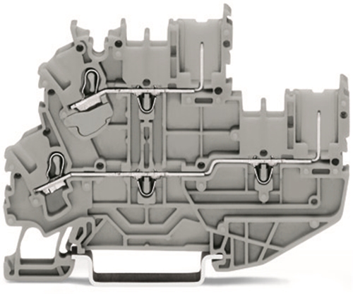 WAGO 1-CONDUCTOR/1-PIN DOUBLE-DECK TERMINAL