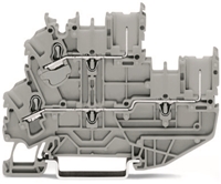 WAGO 1-CONDUCTOR/1-PIN DOUBLE-DECK TERMINAL