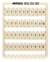 WAGO TERMINAL MARKER 0-10 (5/PK)