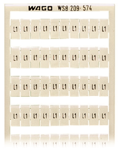 WAGO MARKER CARD