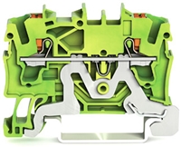 WAGO TOPJOB EARTH ORANGE TAB PUSH FIT TERM 2 CONDU