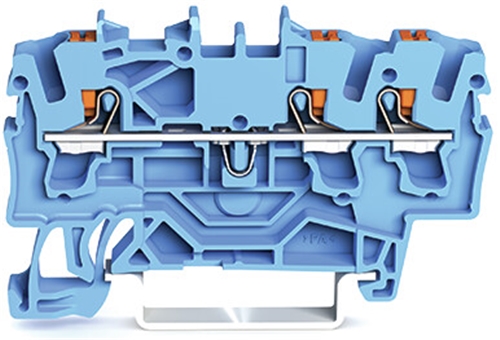 Wago 2 conductor through terminal block with push
