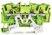Wago DIN Rail Mount Terminal Block, 3 Ways,