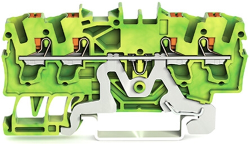 WAG0 4 CONDUCTOR GROUND TERMINAL BLOCK