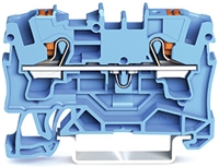WAGO 2-CONDUCTOR TERMINAL 4MM BLUE
