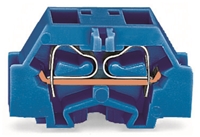 WAGO 4 CONDUCTOR TERMINAL BLOCK BLUE