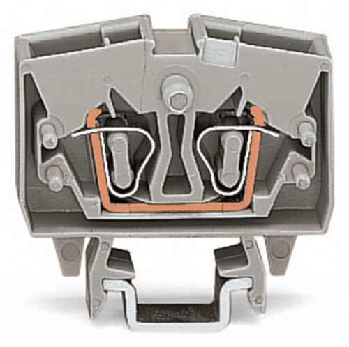 WAGO GREY TERMINAL BLOCK DIN 15 (100 PER PK)