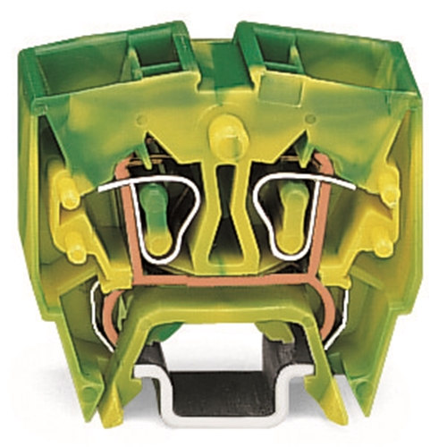 WAGO 4 CONDUCTOR EARTH BLOCK (100 PER PK)