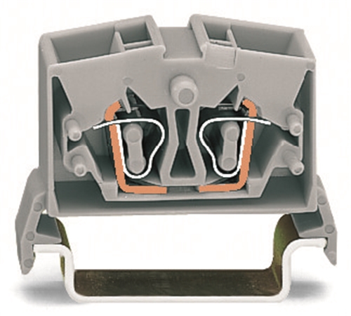 WAGO 2 POLE TERM BLOCK (100 PER PACK)