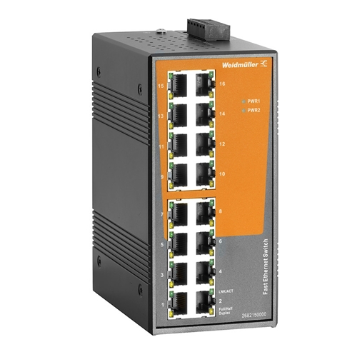 Weidmuller IE-SW-EL16-16TX Network switch, unmanag