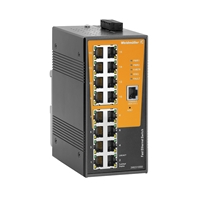 Weidmuller 16 RJ45 Ports Managed Switch
