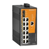 WEIDMULLER Network switch, managed, Gigabit Ethern