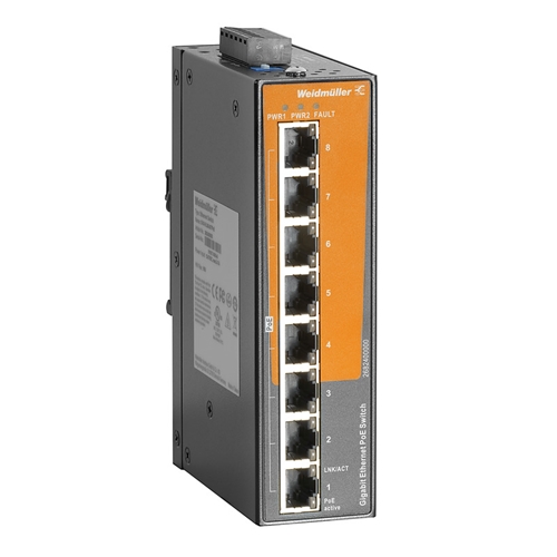 Weidmuller IE-SW-EL08-8GTPOE Network switch,