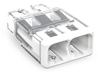 WAGO 2 WIRE PUSH CONNECTOR 4MM2 MAX SOLID CORE