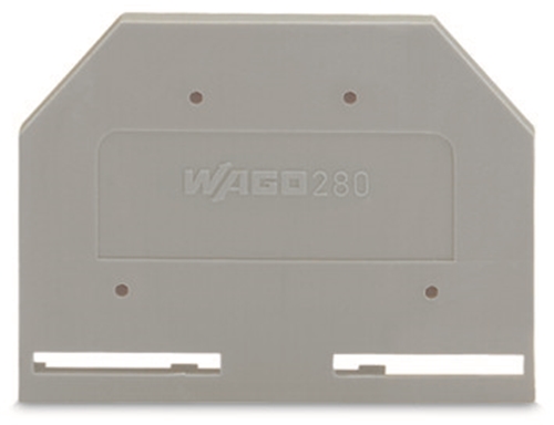 WAGO 2.5MM SIDE ENTRY END PLATE (100 PER