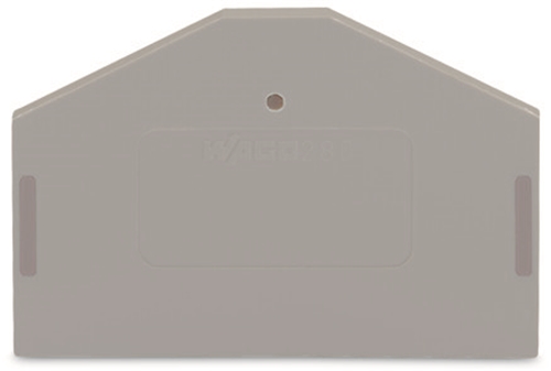 WAGO GREY END/INTERMEDIATE PLATE (100