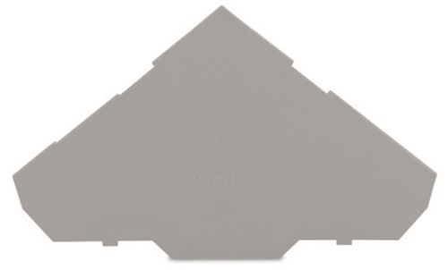 WAGO SENSOR TERMINAL END PLATE GREY (25